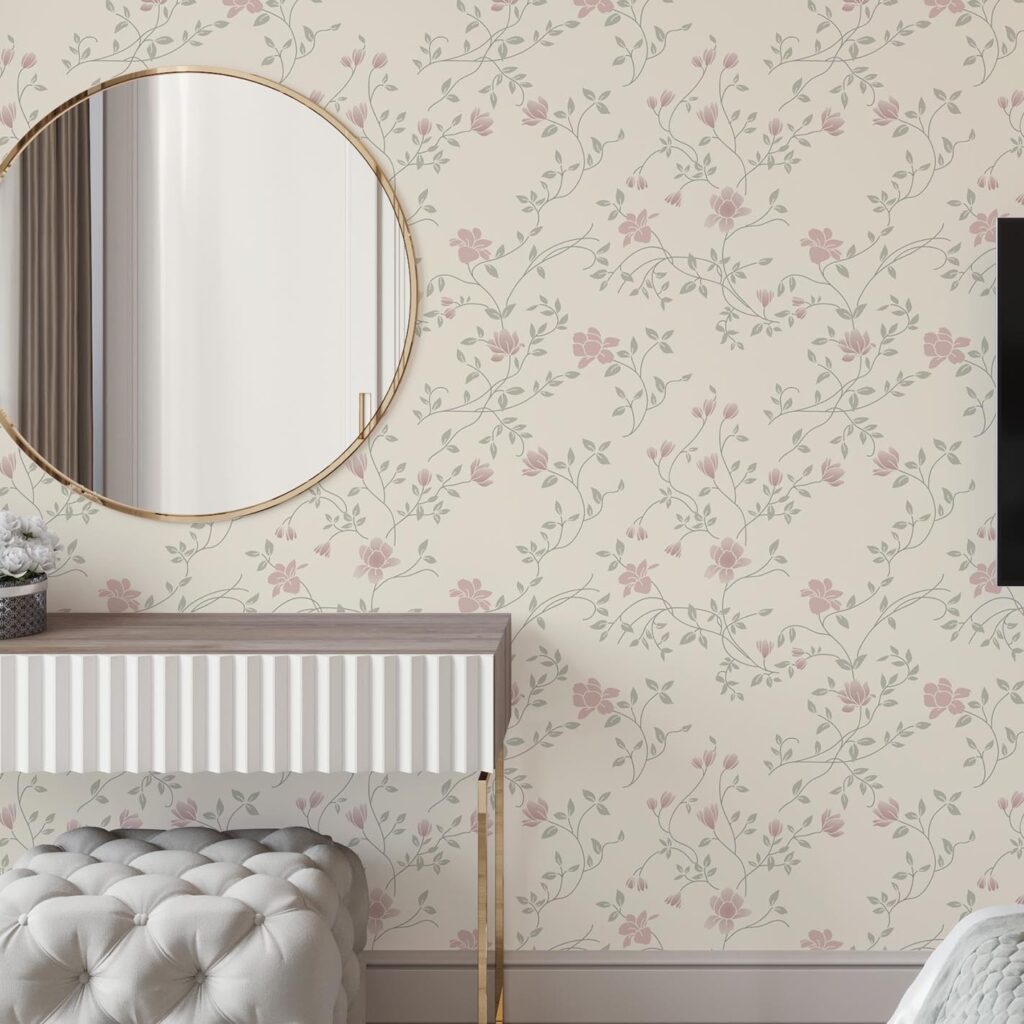 papel de parede floral em santo amaro