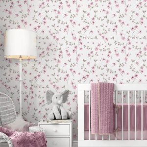 papel de parede floral na saúde