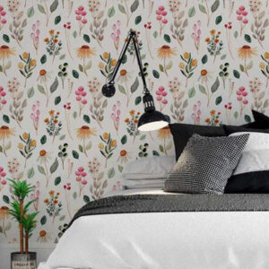 papel de parede floral na vila mariana