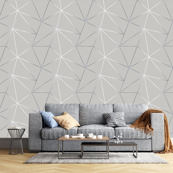 papel de parede geometrico no Brooklin