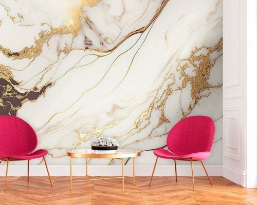 Papel de Parede Mármore em Moema
