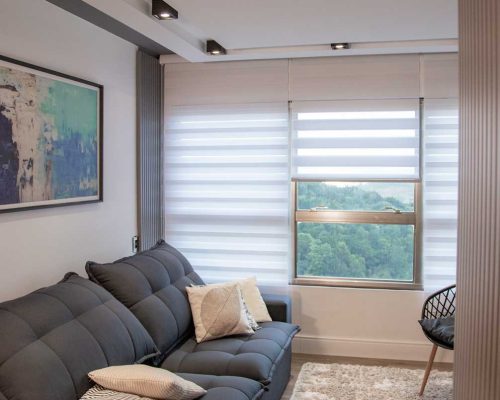 cortinas rolô no Campo Belo