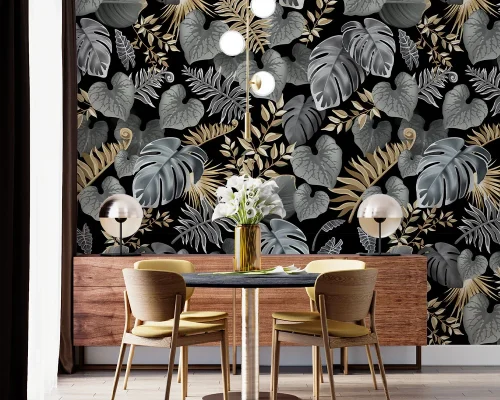 papel de parede folhas em Moema