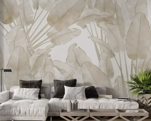 papel de parede folhas em santo amaro