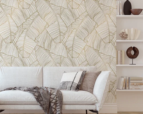 papel de parede folhas no Ipiranga